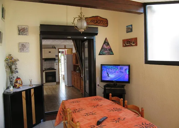 Willa Jolie T3 Mezzanine Avec Veranda A Saint-cyprien, 6 Couchages, 900m De La Plage, Parking Prive - Fr-1-106-57 *